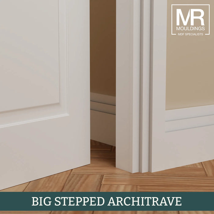 Big Stepped MDF Architrave-MR Mouldings Ltd