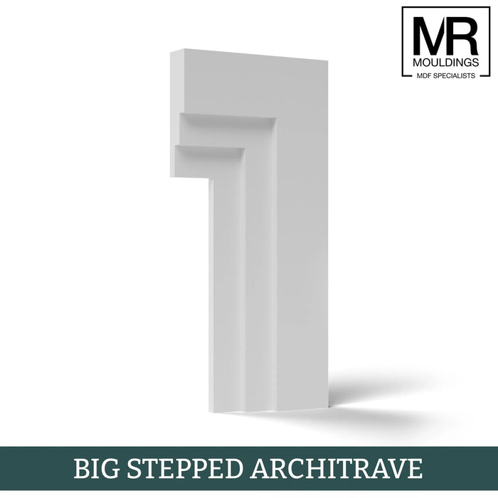 Big Stepped MDF Architrave-MR Mouldings Ltd
