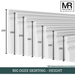 Big Ogee MDF Flexible Skirting Board-MR Mouldings Ltd