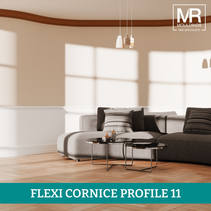 Crosby Flexible MDF Cornice Coving-MR Mouldings Ltd