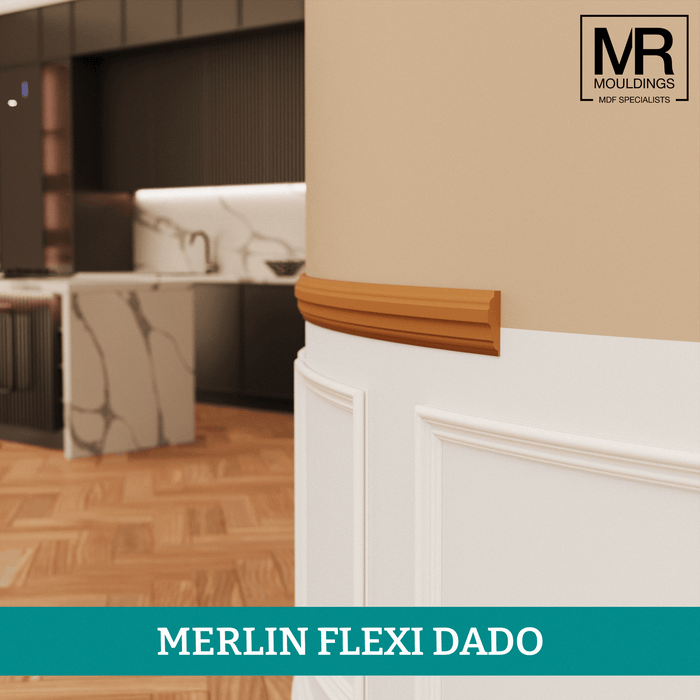 Merlin Flexible MDF Dado Mould-MR Mouldings Ltd