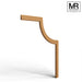 Stepped Flexible MDF Panel Mould-MR Mouldings Ltd