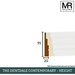 The Dentdale Contemporary Tulip Architrave-MR Mouldings Ltd