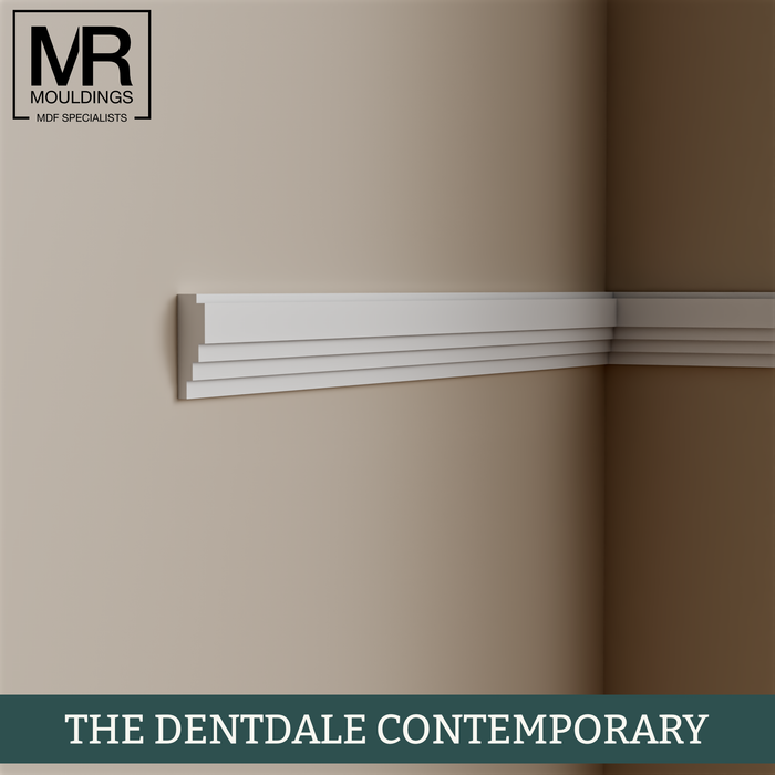 The Dentdale Contemporary Tulip Dado Rail-MR Mouldings Ltd