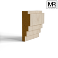 The Dentdale Contemporary Tulip Dado Rail-MR Mouldings Ltd