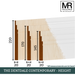 The Dentdale Contemporary Tulip Skirting Board-MR Mouldings Ltd