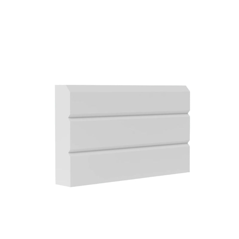 Splayed Double V Groove MDF Architrave-MR Mouldings Ltd