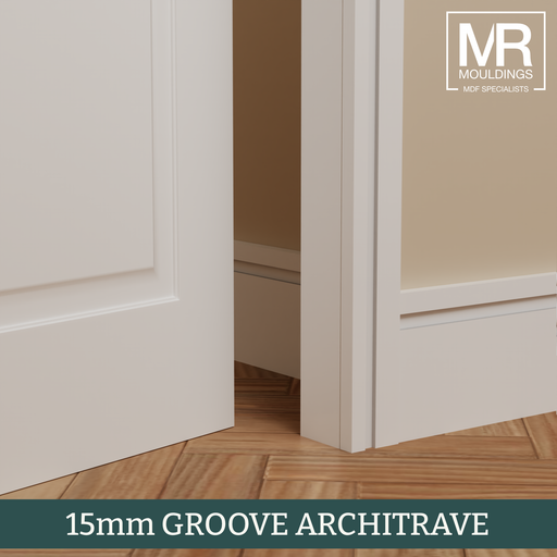 15mm Grooved MDF Architrave-MR Mouldings Ltd