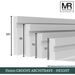 15mm Grooved MDF Architrave-MR Mouldings Ltd