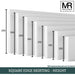 Square Edge MDF Skirting Board-MR Mouldings Ltd
