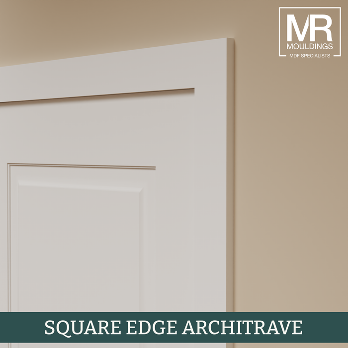 Square Edge MDF Architrave-MR Mouldings Ltd
