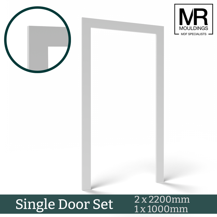 Square Edge MDF Architrave-MR Mouldings Ltd