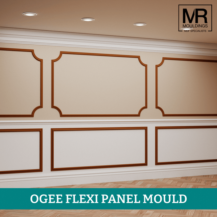 Ogee Flexible MDF Panel Mould-MR Mouldings Ltd
