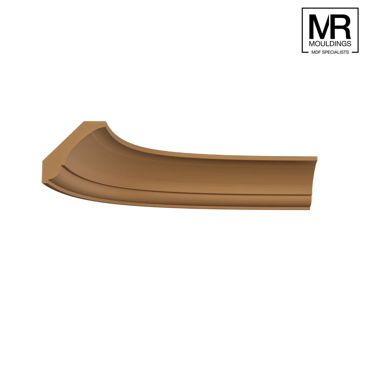 Rectangular Cornice With Rounded Edge Torus MDF Flexible Cornice Coving | Classic Rounded Profile
