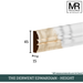 The Derwent Edwardian Tulip Panel Mould-MR Mouldings Ltd
