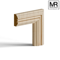 The Derwent Edwardian Tulip Panel Mould-MR Mouldings Ltd