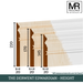 The Derwent Edwardian Tulip Skirting Board-MR Mouldings Ltd
