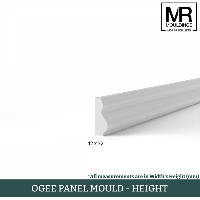 Ogee MDF Panel Mould-MR Mouldings Ltd