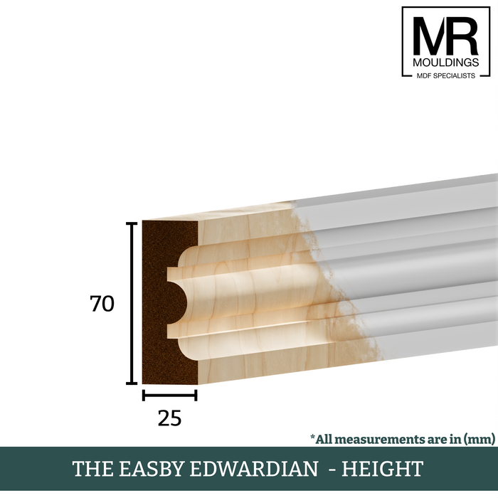 The Easby Edwardian Tulip Dado Rail-MR Mouldings Ltd