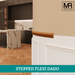 Stepped Flexible MDF Dado Mould-MR Mouldings Ltd