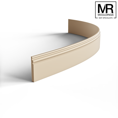 Ogee 2 MDF Flexible Skirting Board-MR Mouldings Ltd