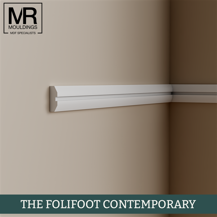 The Folifoot Contemporary Tulip Dado Rail-MR Mouldings Ltd