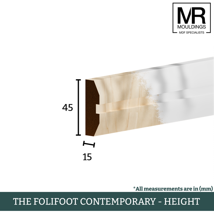 The Folifoot Contemporary Tulip Panel Mould-MR Mouldings Ltd