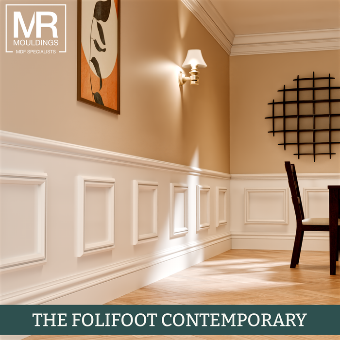 The Folifoot Contemporary Tulip Panel Mould-MR Mouldings Ltd