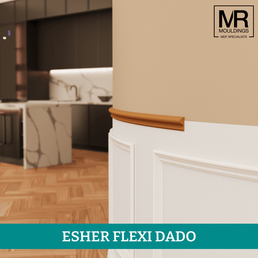 Esher Flexible MDF Dado Mould-MR Mouldings Ltd