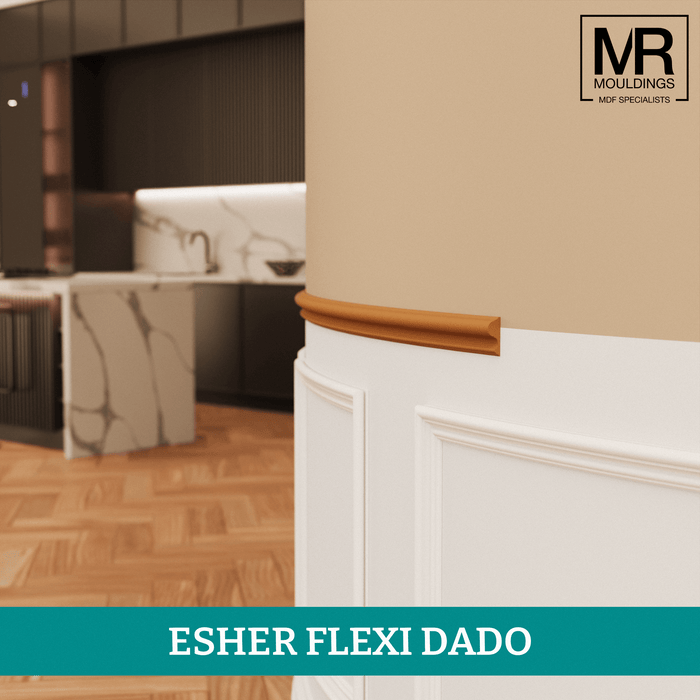 Esher Flexible MDF Dado Mould-MR Mouldings Ltd