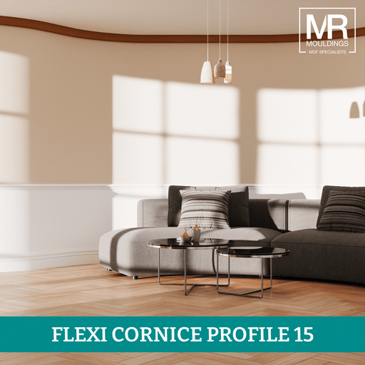 Ogee Flexible MDF Cornice Coving-MR Mouldings Ltd