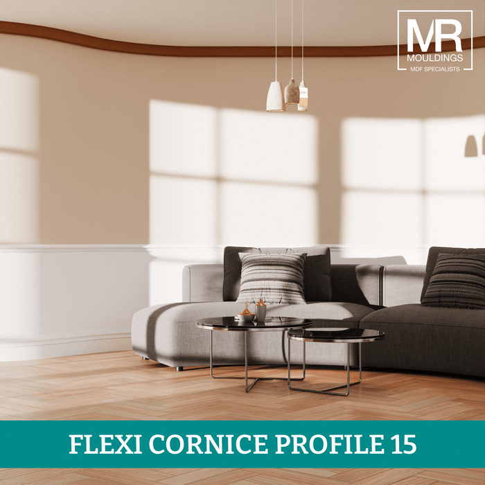 Ogee Flexible MDF Cornice Coving-MR Mouldings Ltd