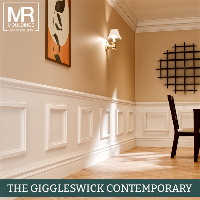 The Giggleswick Contemporary Tulip Panel Mould-MR Mouldings Ltd
