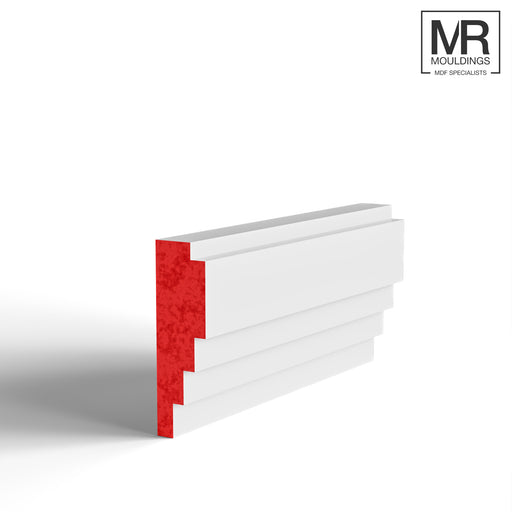 Stepped Fire Rated MDF Dado Rail-MR Mouldings Ltd