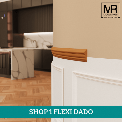 Bolection Flexible MDF Dado Mould-MR Mouldings Ltd
