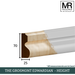 The Grosmont Edwardian Tulip Dado Rail-MR Mouldings Ltd