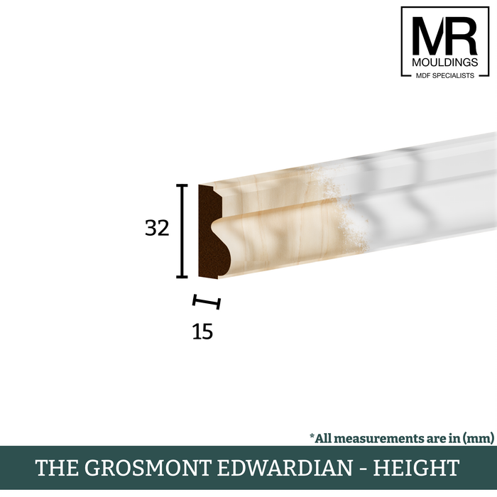The Grosmont Edwardian Tulip Panel Mould-MR Mouldings Ltd