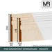 The Grosmont Edwardian Tulip Skirting Board-MR Mouldings Ltd
