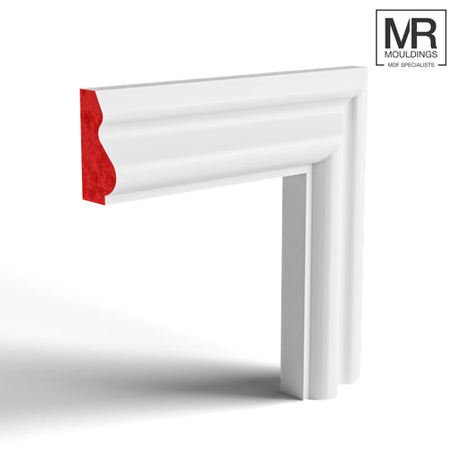 Ogee Fire Rated MDF Panel Mould-MR Mouldings Ltd