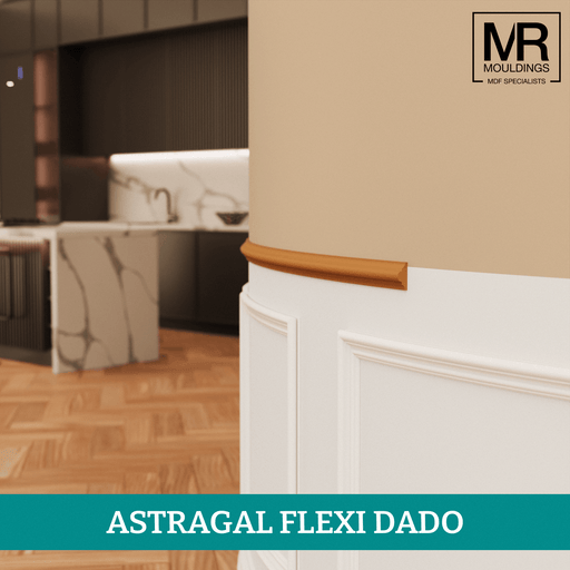 Astragal Flexible MDF Dado Mould-MR Mouldings Ltd