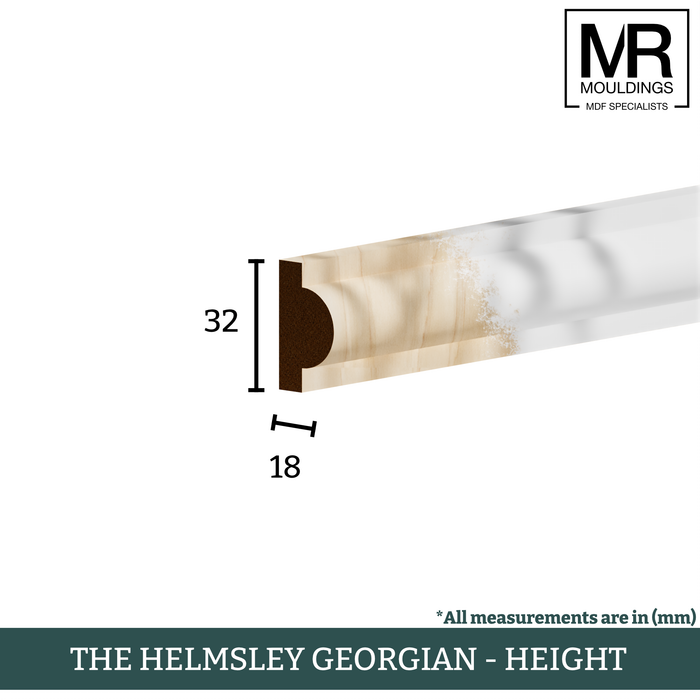 The Helmsley Georgian Tulip Panel Mould-MR Mouldings Ltd