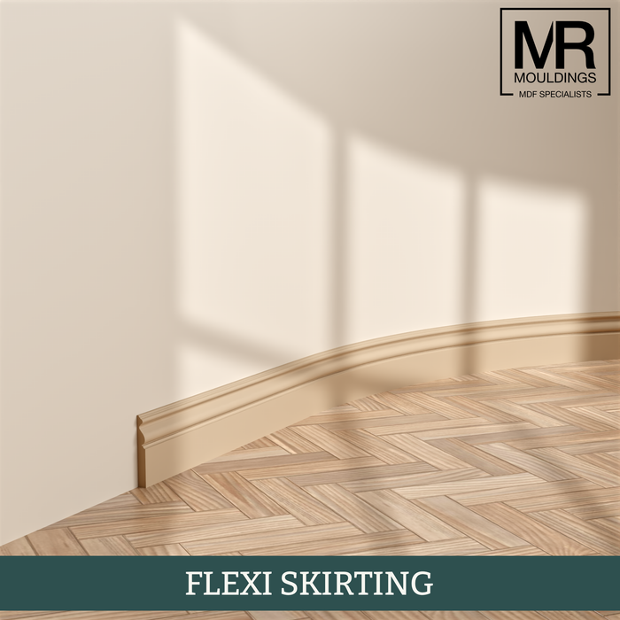 Georgian MDF Flexible Skirting Board-MR Mouldings Ltd