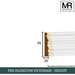 The Islington Victorian Tulip Architrave-MR Mouldings Ltd