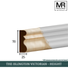 The Islington Victorian Tulip Dado Rail-MR Mouldings Ltd