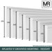 Splayed V Groove MDF Skirting Board-MR Mouldings Ltd