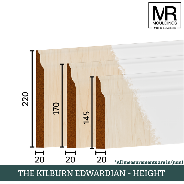 The Kilburn Edwardian Tulip Skirting Board-MR Mouldings Ltd