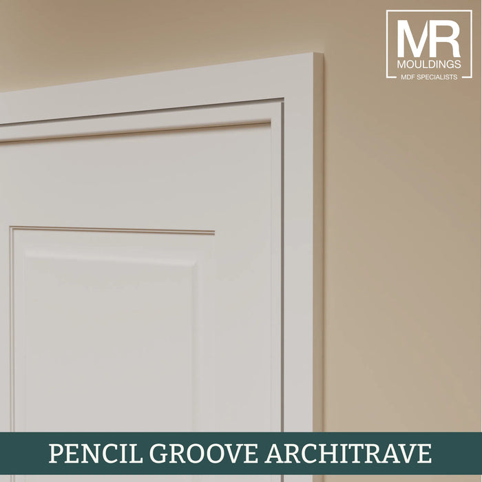 Pencil Round Groove MDF Architrave-MR Mouldings Ltd