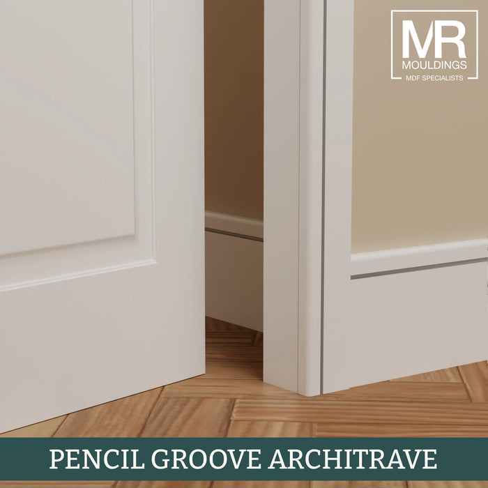 Pencil Round Groove MDF Architrave-MR Mouldings Ltd