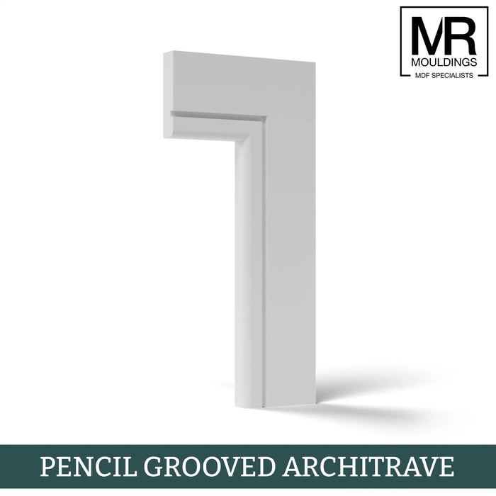 Pencil Round Groove MDF Architrave-MR Mouldings Ltd