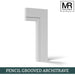 Pencil Round Groove MDF Architrave-MR Mouldings Ltd